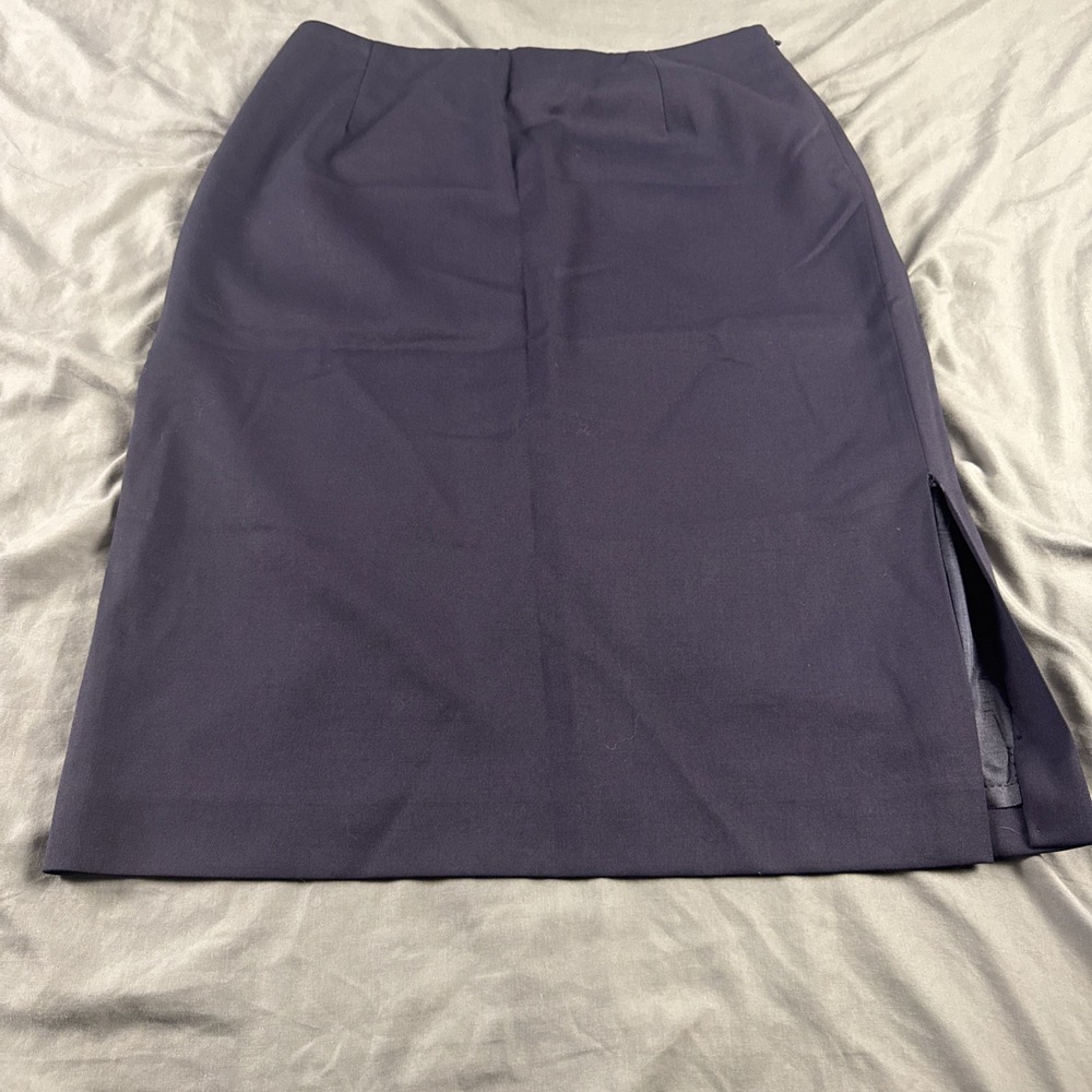 Pendleton Skirt Womens Wool Blend A Line Classic 12 Blue 26 Inches